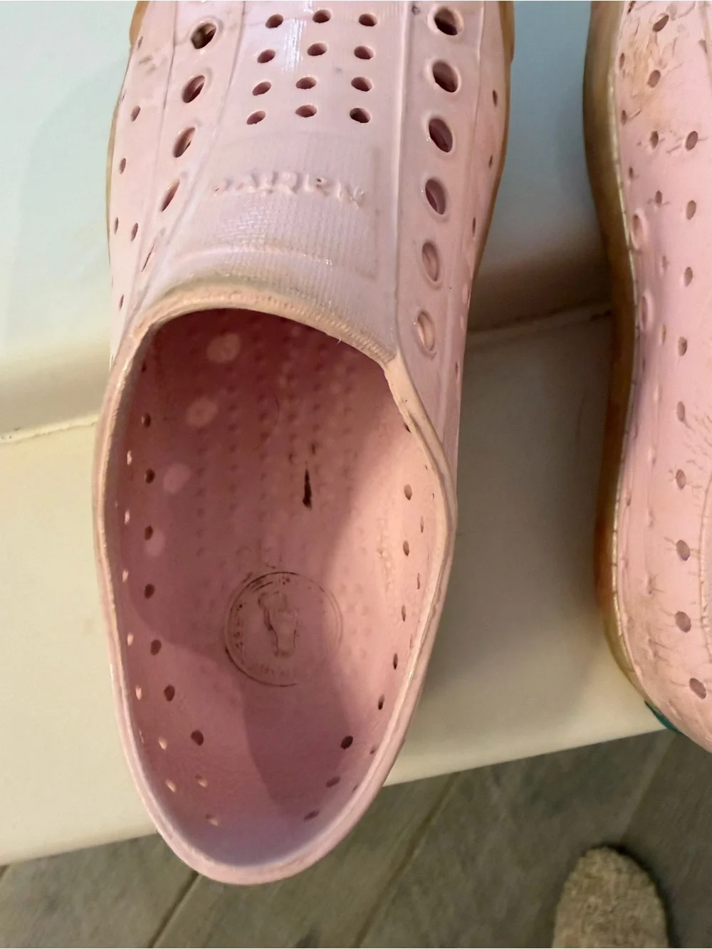 Native Pink Slip-On Perforated Casual Shoes